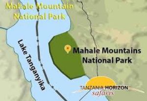 map of Mahale Mountains National p